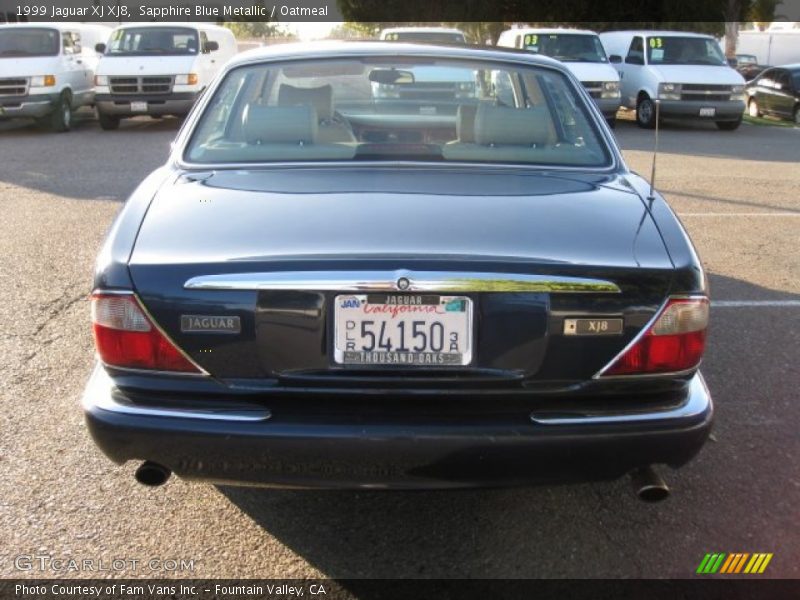 Sapphire Blue Metallic / Oatmeal 1999 Jaguar XJ XJ8