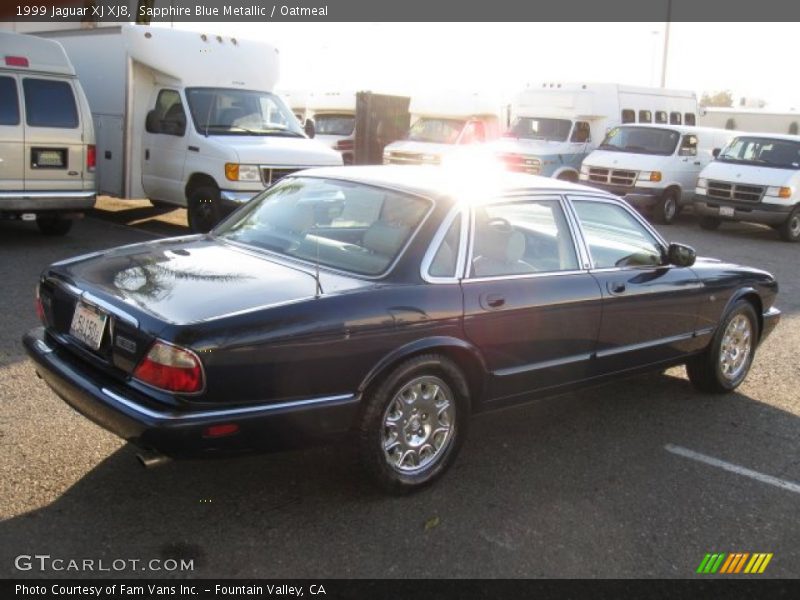 Sapphire Blue Metallic / Oatmeal 1999 Jaguar XJ XJ8