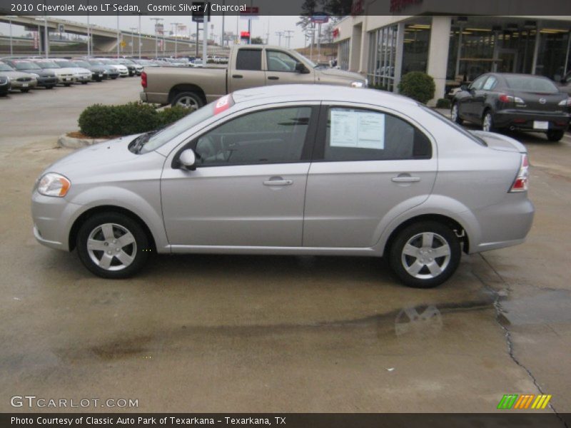 Cosmic Silver / Charcoal 2010 Chevrolet Aveo LT Sedan