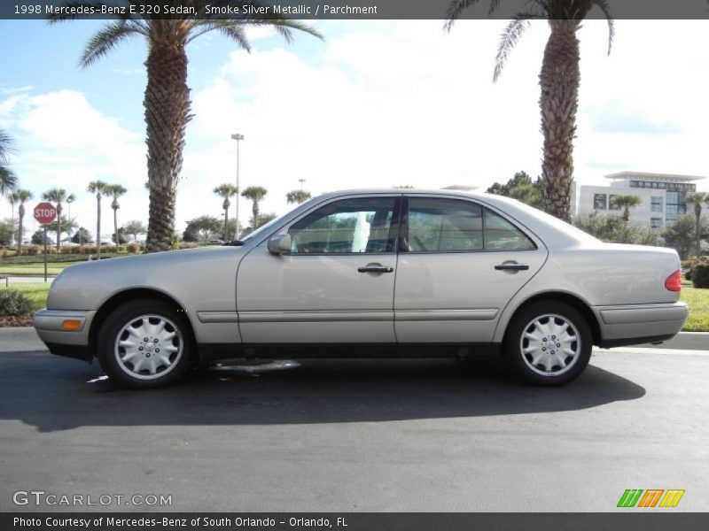 Smoke Silver Metallic / Parchment 1998 Mercedes-Benz E 320 Sedan