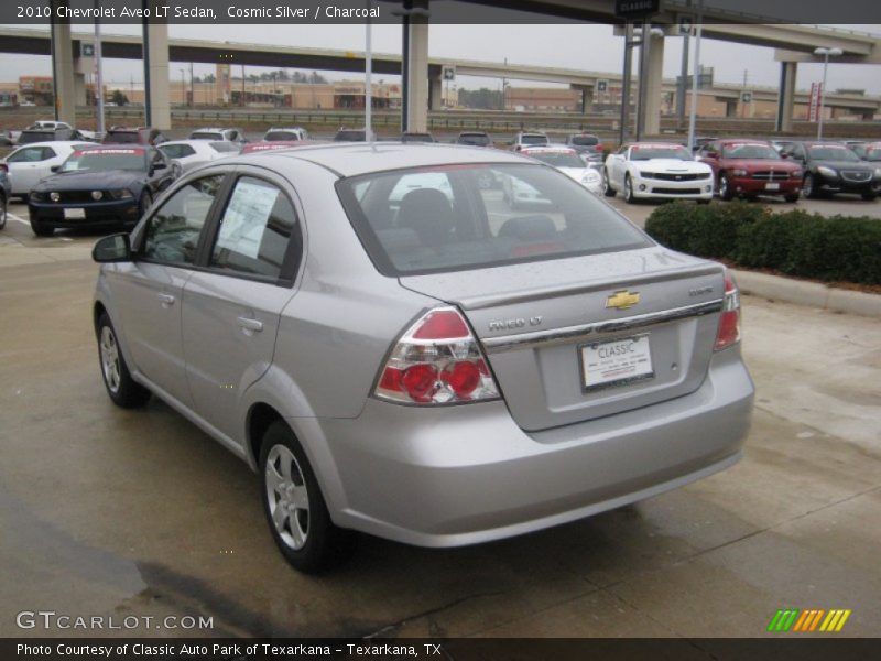 Cosmic Silver / Charcoal 2010 Chevrolet Aveo LT Sedan