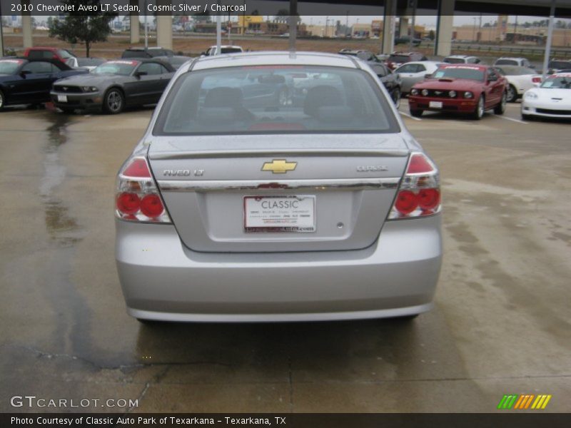 Cosmic Silver / Charcoal 2010 Chevrolet Aveo LT Sedan