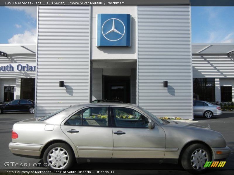 Smoke Silver Metallic / Parchment 1998 Mercedes-Benz E 320 Sedan