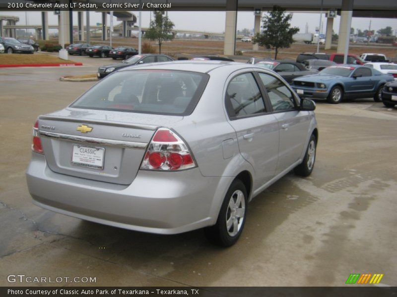Cosmic Silver / Charcoal 2010 Chevrolet Aveo LT Sedan