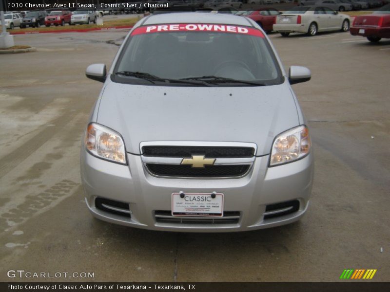 Cosmic Silver / Charcoal 2010 Chevrolet Aveo LT Sedan