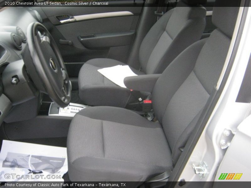 Cosmic Silver / Charcoal 2010 Chevrolet Aveo LT Sedan