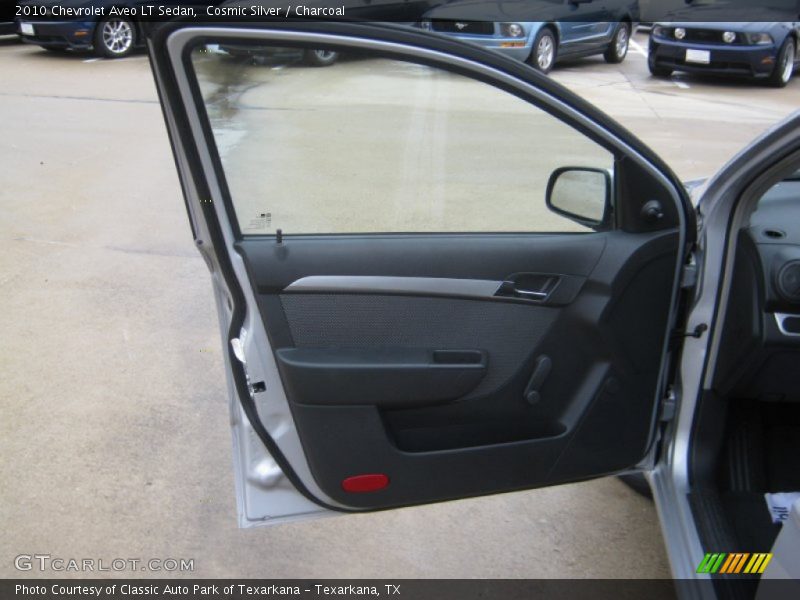 Cosmic Silver / Charcoal 2010 Chevrolet Aveo LT Sedan