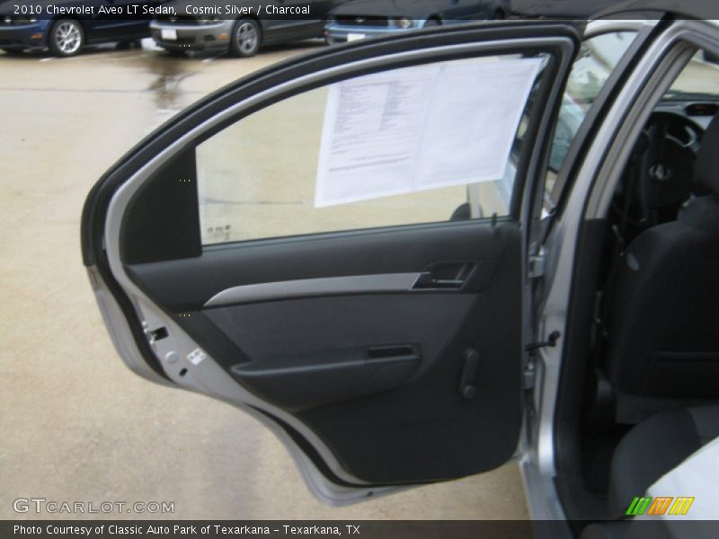 Cosmic Silver / Charcoal 2010 Chevrolet Aveo LT Sedan