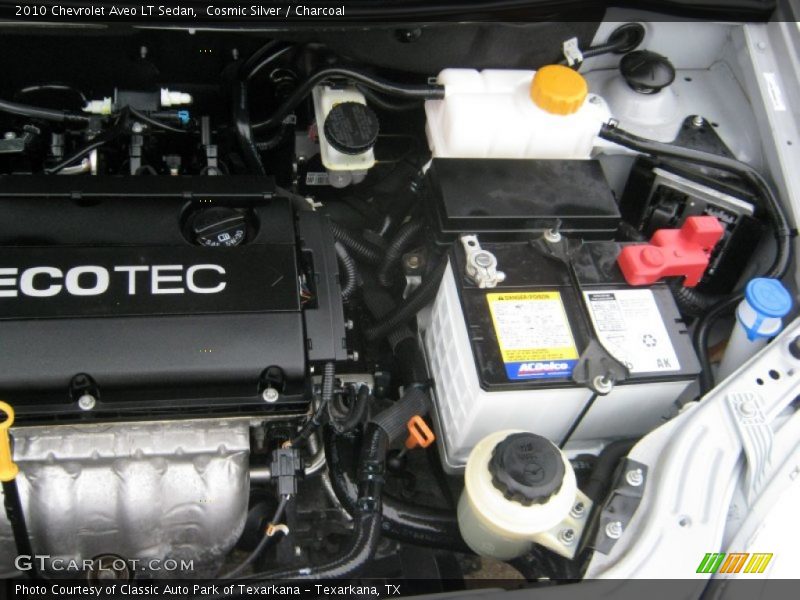 2010 Aveo LT Sedan Engine - 1.6 Liter DOHC 16-Valve VVT Ecotech 4 Cylinder