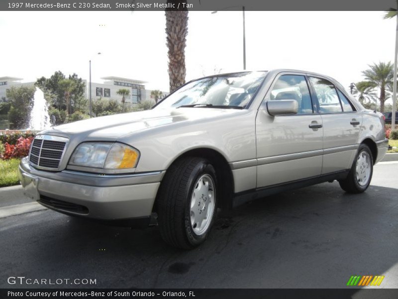 Smoke Silver Metallic / Tan 1997 Mercedes-Benz C 230 Sedan