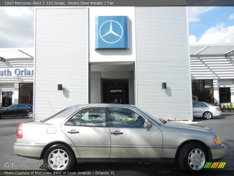 Smoke Silver Metallic / Tan 1997 Mercedes-Benz C 230 Sedan
