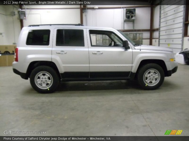 Bright Silver Metallic / Dark Slate Gray 2012 Jeep Patriot Sport