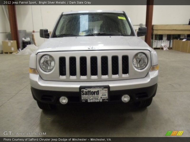 Bright Silver Metallic / Dark Slate Gray 2012 Jeep Patriot Sport