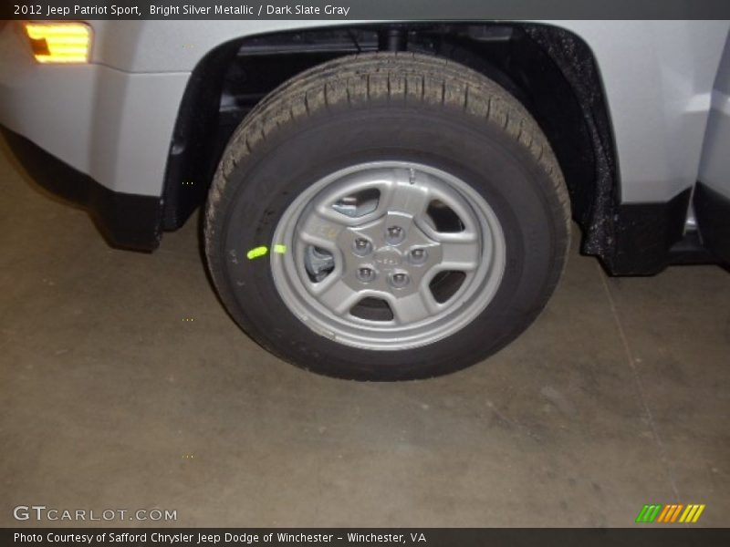 Bright Silver Metallic / Dark Slate Gray 2012 Jeep Patriot Sport