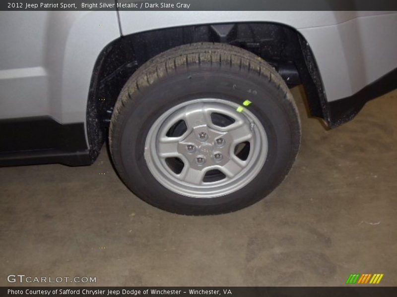 Bright Silver Metallic / Dark Slate Gray 2012 Jeep Patriot Sport