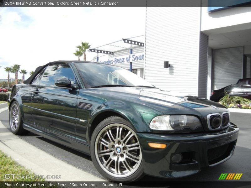 Oxford Green Metallic / Cinnamon 2004 BMW M3 Convertible