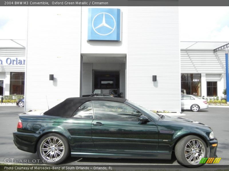 Oxford Green Metallic / Cinnamon 2004 BMW M3 Convertible