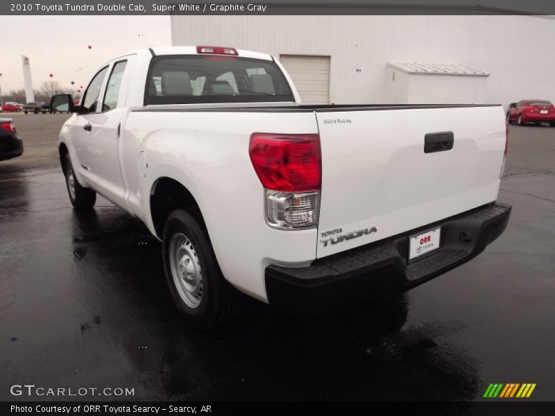 Super White / Graphite Gray 2010 Toyota Tundra Double Cab