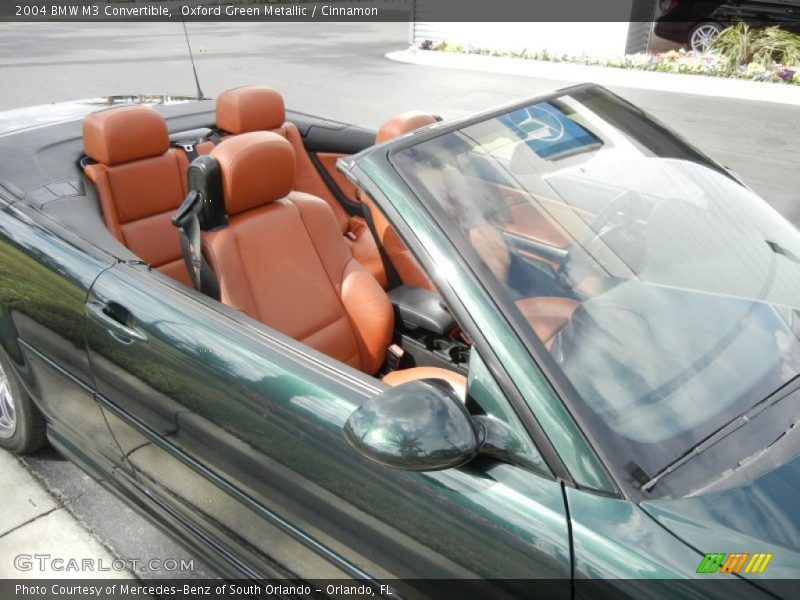 Oxford Green Metallic / Cinnamon 2004 BMW M3 Convertible