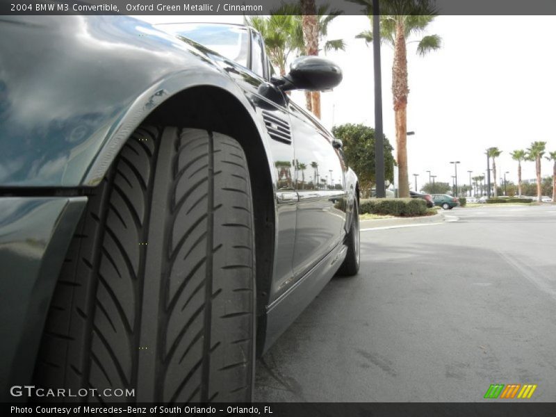 Oxford Green Metallic / Cinnamon 2004 BMW M3 Convertible
