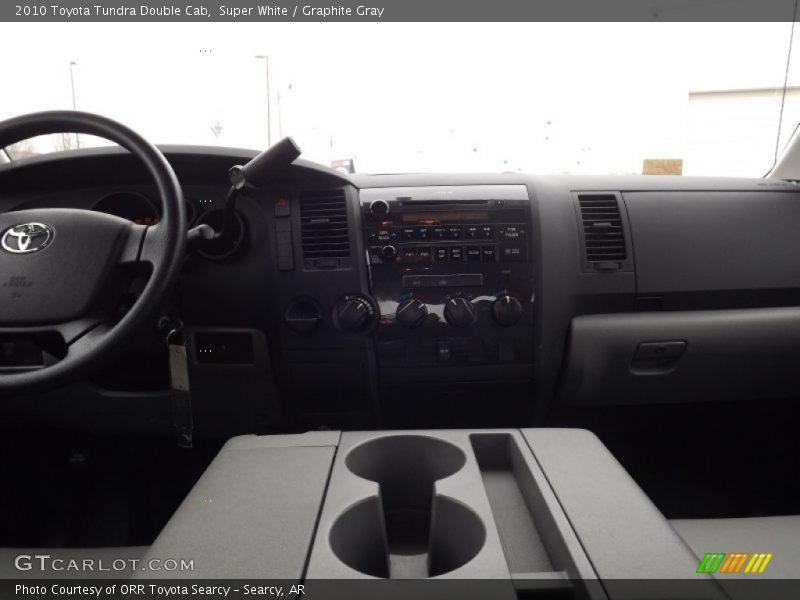 Super White / Graphite Gray 2010 Toyota Tundra Double Cab