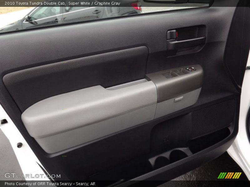 Super White / Graphite Gray 2010 Toyota Tundra Double Cab