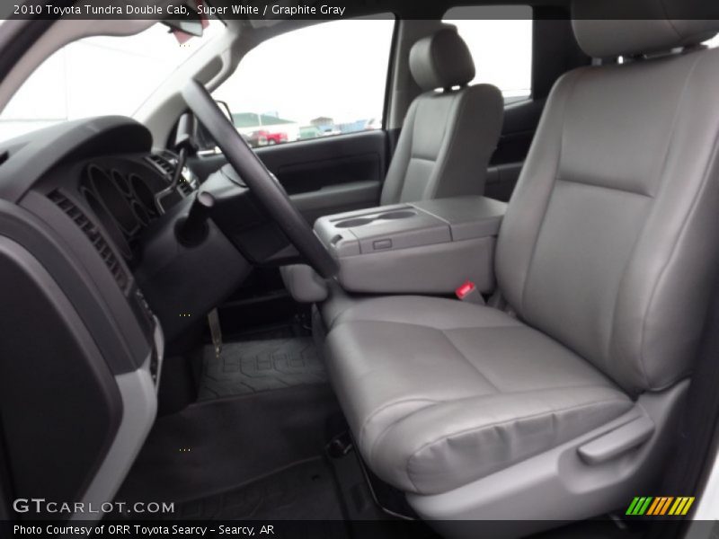 Super White / Graphite Gray 2010 Toyota Tundra Double Cab