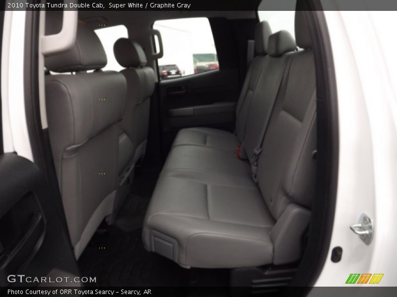 Super White / Graphite Gray 2010 Toyota Tundra Double Cab