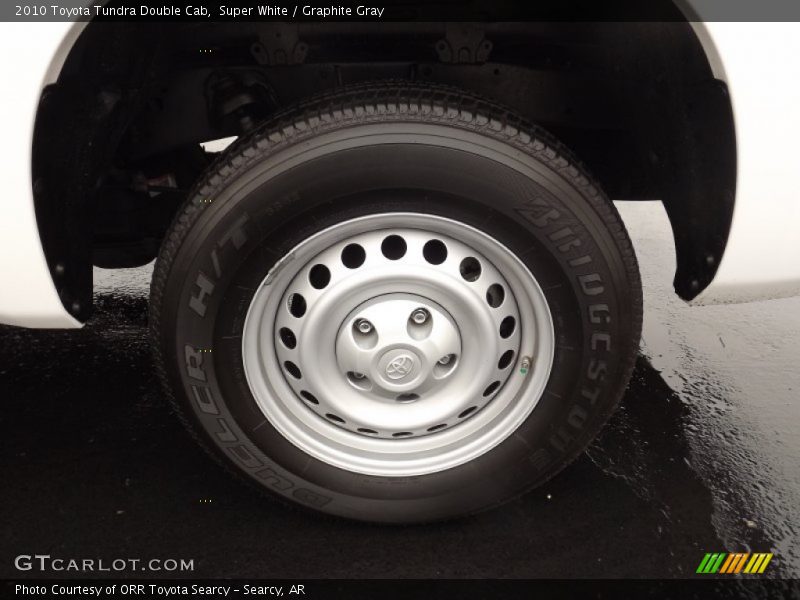 Super White / Graphite Gray 2010 Toyota Tundra Double Cab