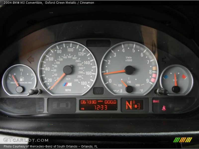  2004 M3 Convertible Convertible Gauges