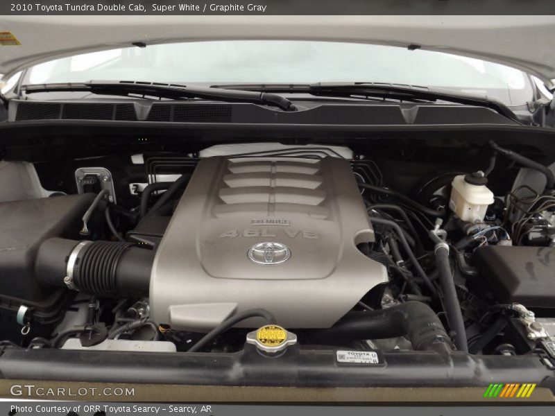 Super White / Graphite Gray 2010 Toyota Tundra Double Cab