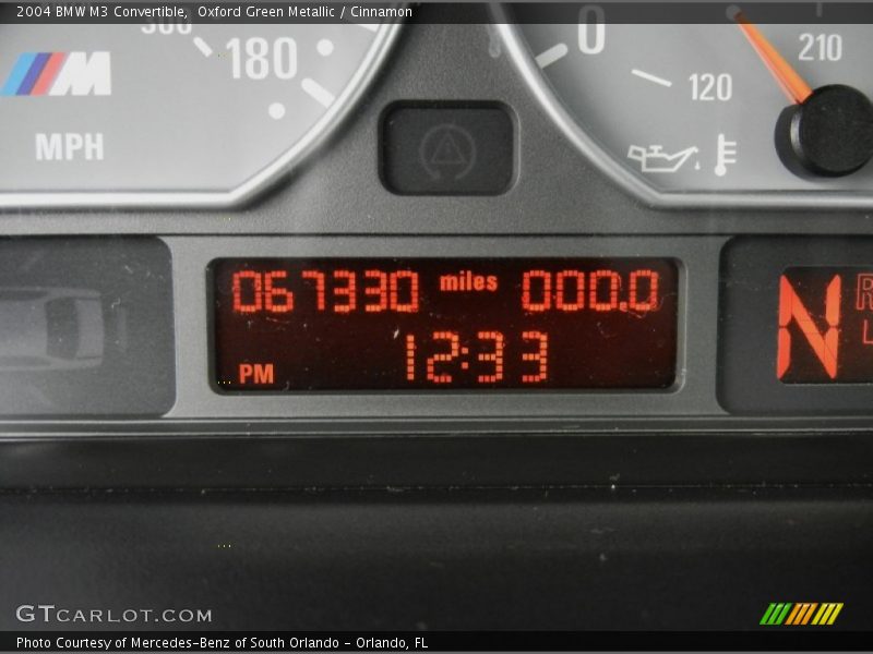 Oxford Green Metallic / Cinnamon 2004 BMW M3 Convertible