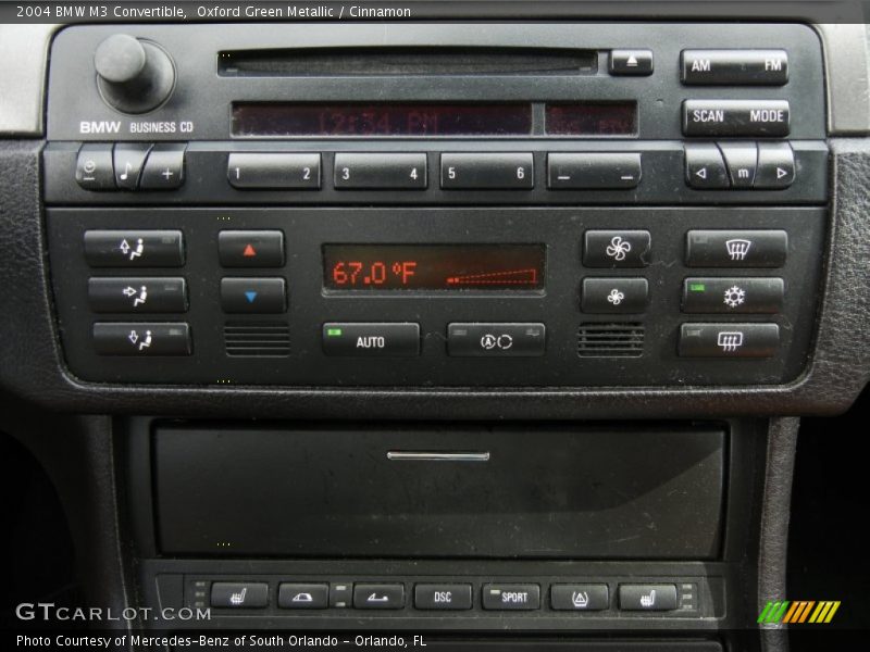 Controls of 2004 M3 Convertible