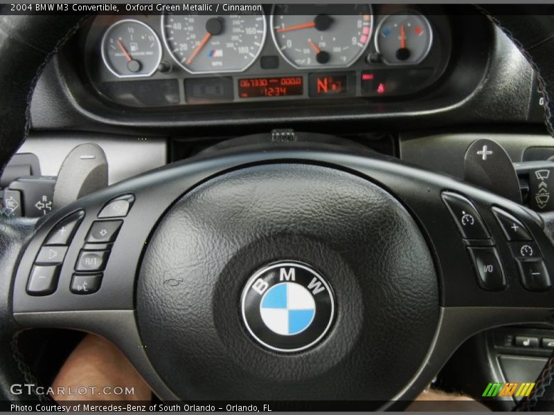 Oxford Green Metallic / Cinnamon 2004 BMW M3 Convertible
