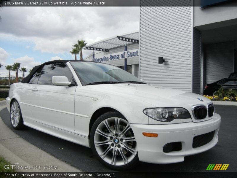 Alpine White / Black 2006 BMW 3 Series 330i Convertible