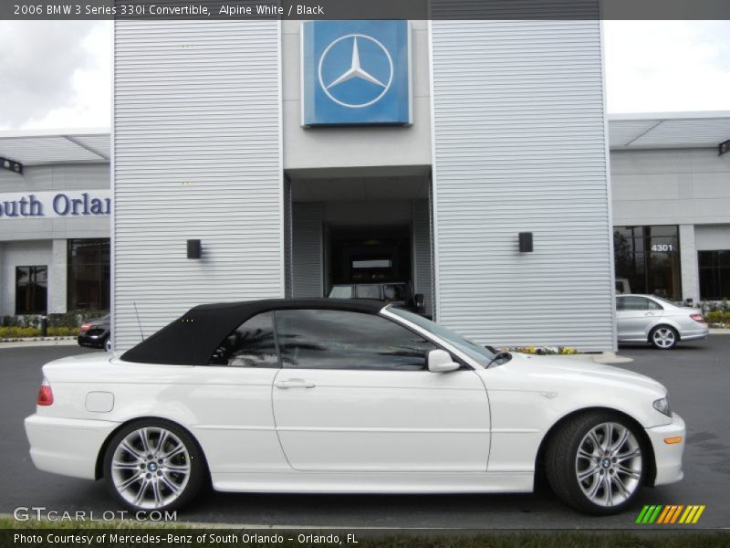 Alpine White / Black 2006 BMW 3 Series 330i Convertible