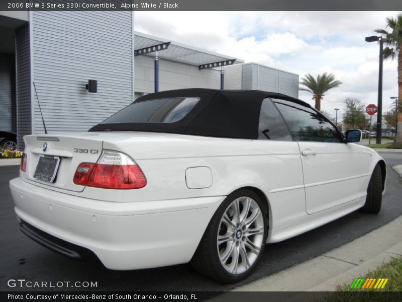 Alpine White / Black 2006 BMW 3 Series 330i Convertible