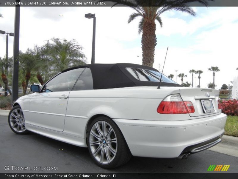 Alpine White / Black 2006 BMW 3 Series 330i Convertible