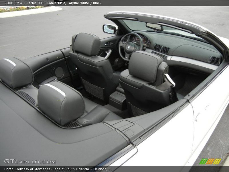 Alpine White / Black 2006 BMW 3 Series 330i Convertible