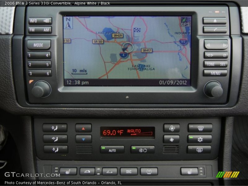 Navigation of 2006 3 Series 330i Convertible