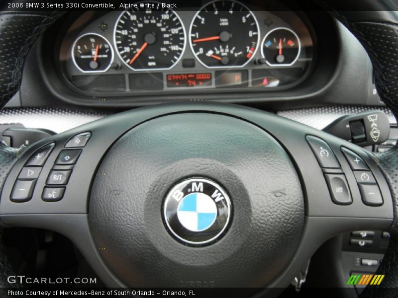 Alpine White / Black 2006 BMW 3 Series 330i Convertible