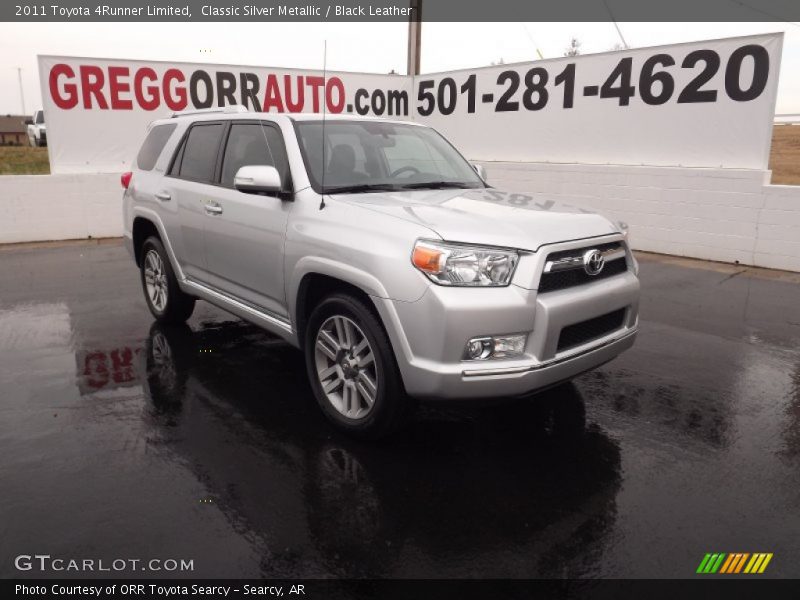 Classic Silver Metallic / Black Leather 2011 Toyota 4Runner Limited