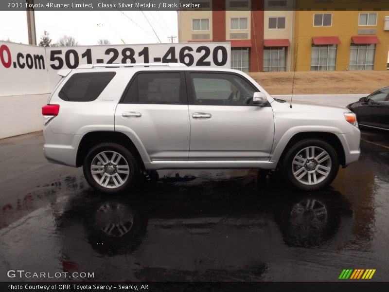 Classic Silver Metallic / Black Leather 2011 Toyota 4Runner Limited