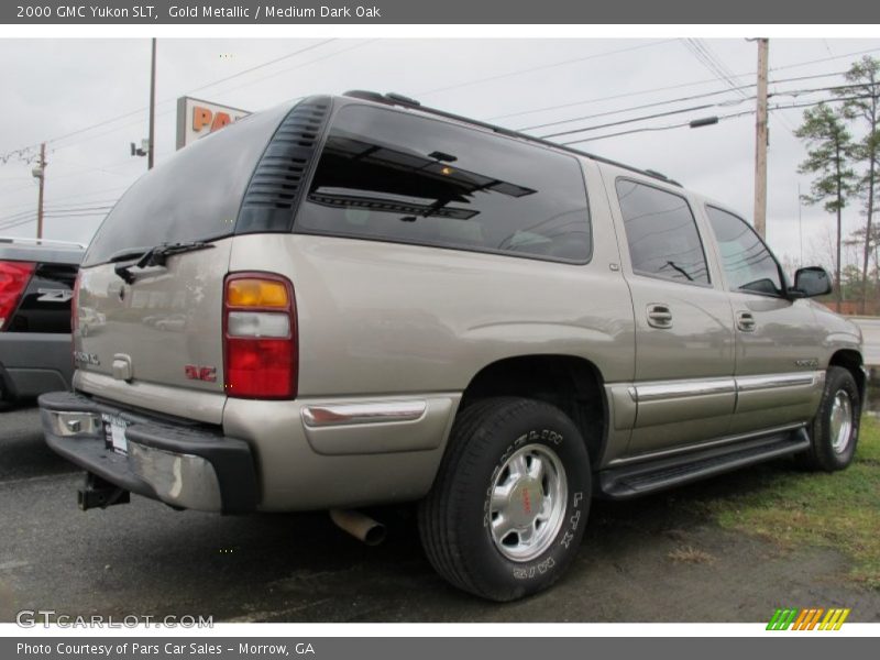 Gold Metallic / Medium Dark Oak 2000 GMC Yukon SLT
