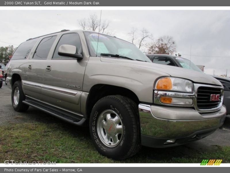 Gold Metallic / Medium Dark Oak 2000 GMC Yukon SLT