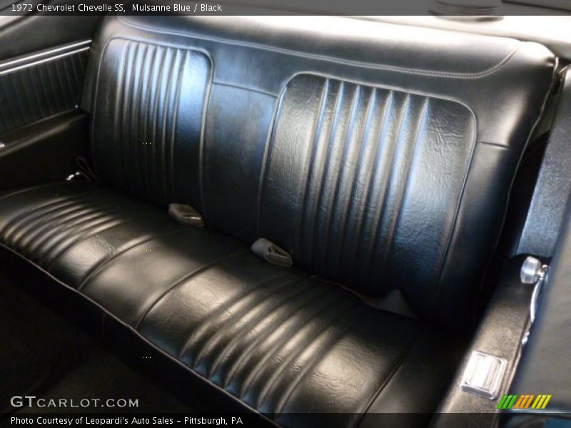  1972 Chevelle SS Black Interior