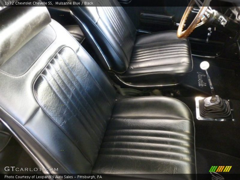  1972 Chevelle SS Black Interior