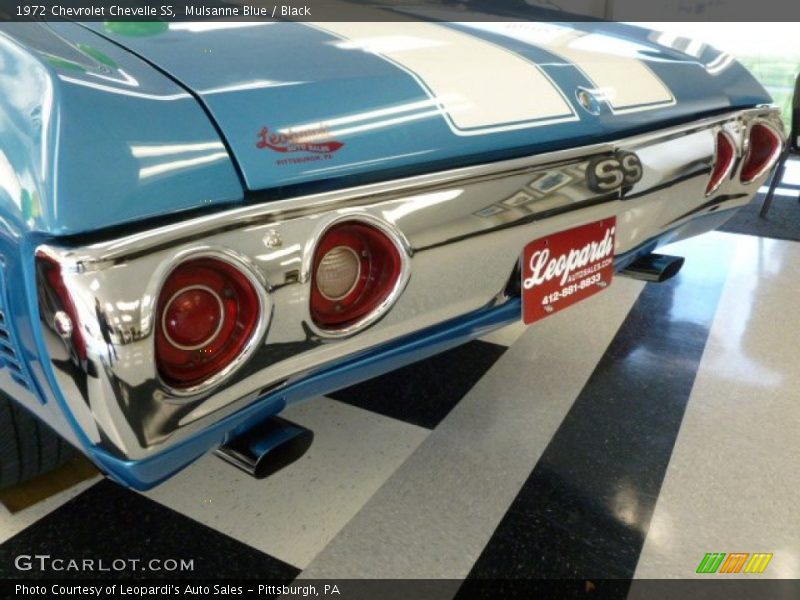 Mulsanne Blue / Black 1972 Chevrolet Chevelle SS