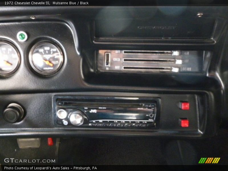 Controls of 1972 Chevelle SS