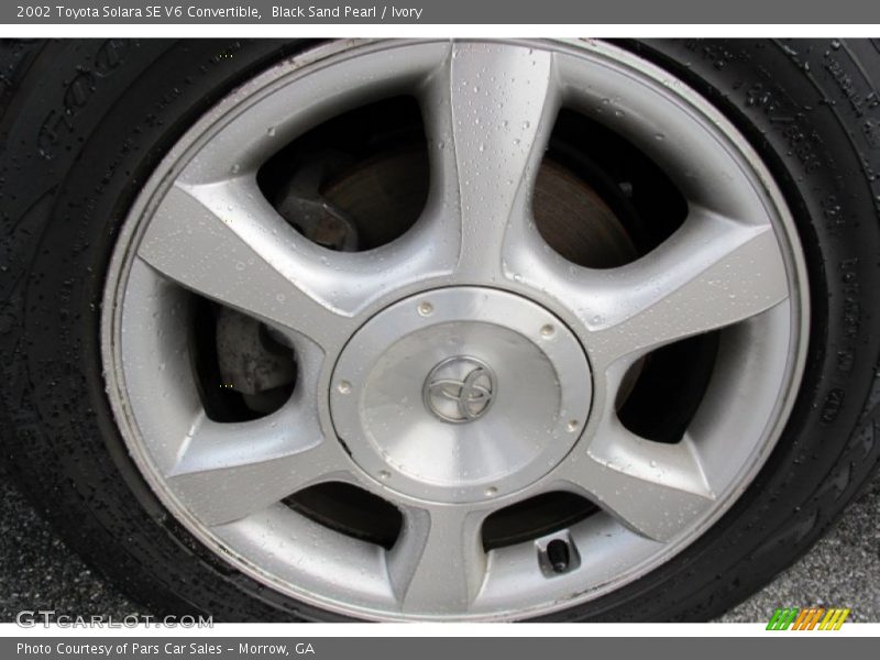 Black Sand Pearl / Ivory 2002 Toyota Solara SE V6 Convertible